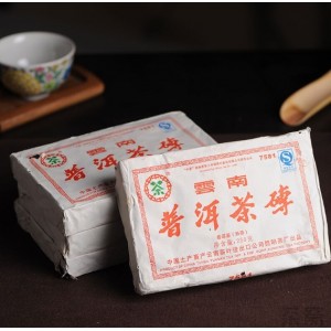 2007年中茶 7581 熟茶 250克/砖 单片