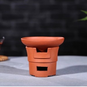 蒸蒸日上茶漏 原矿红泥【民间艺人作品】宜兴紫砂茶具